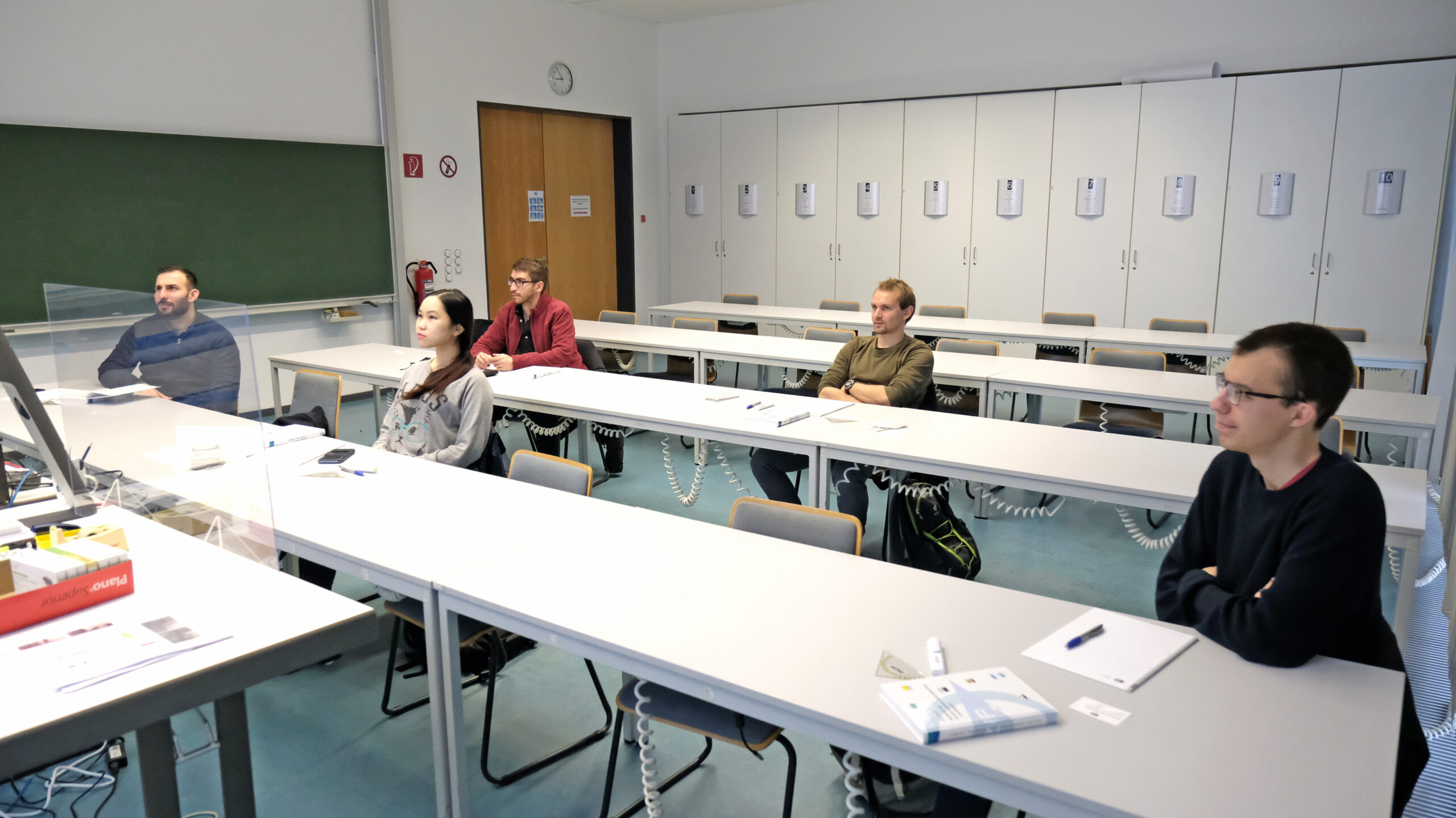 Studierende der TU Berlin bei der ZfP-Vorlesung im DGZfP-Ausbildungszentrum Berlin